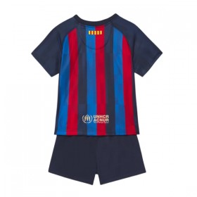 FC Barcelona Børn Hjemme 2022-23 - Fodboldtrøjer (S/S)